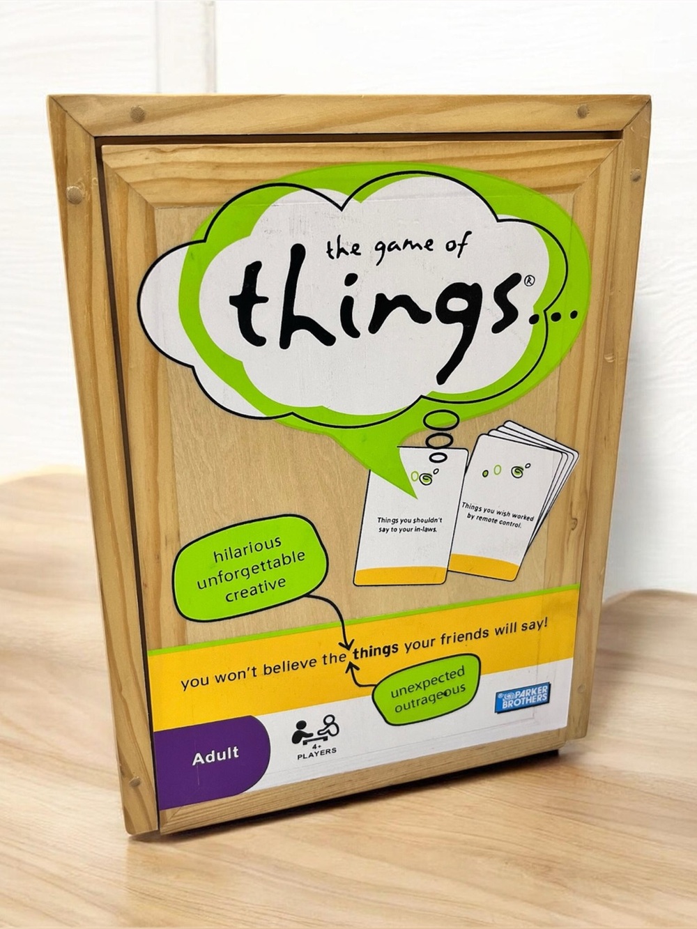 The Game of Things - Adult Party Game 300 Hilarious Topics 2010 Hasbro 4+ Player